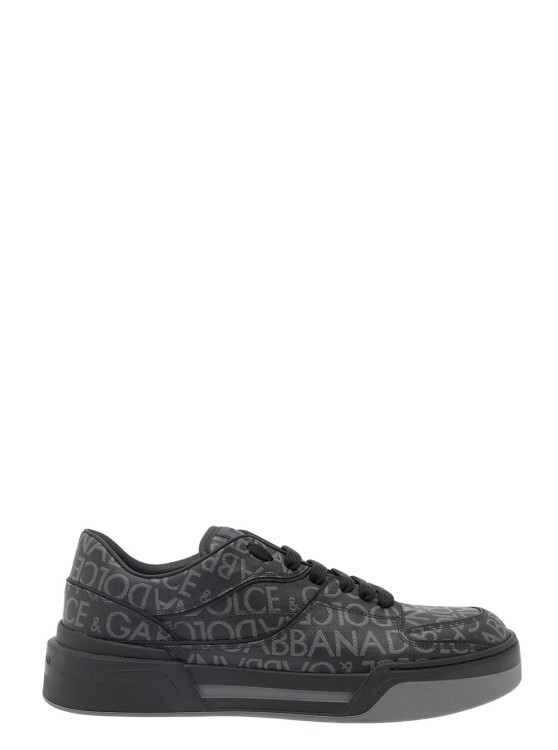 Dolce & Gabbana 'new Roma' Black Low Top Sneakers