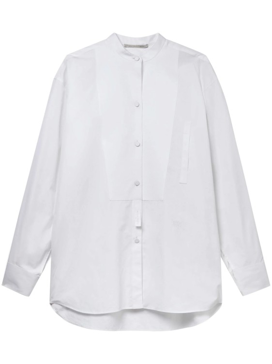 Shop Stella Mccartney White Plastron Shirt