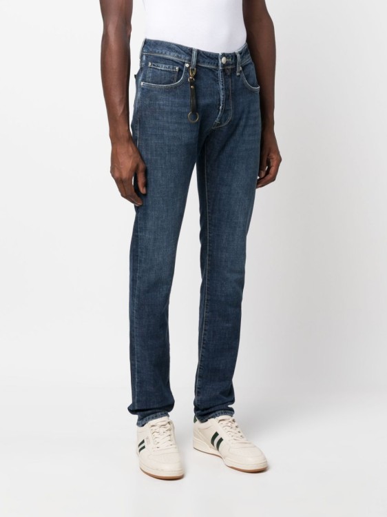 Shop Incotex Blue Cotton Jeans