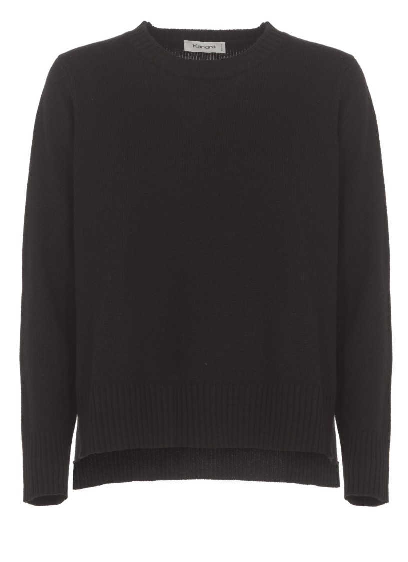 Kangra Wool And Cashmere Sweater In Black