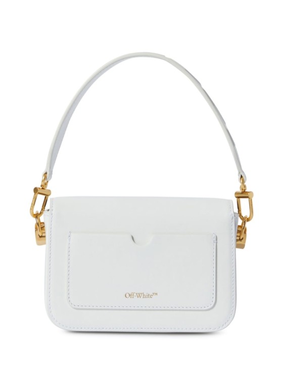 Shop Off-white Small Binder Shoulder Bag In White
