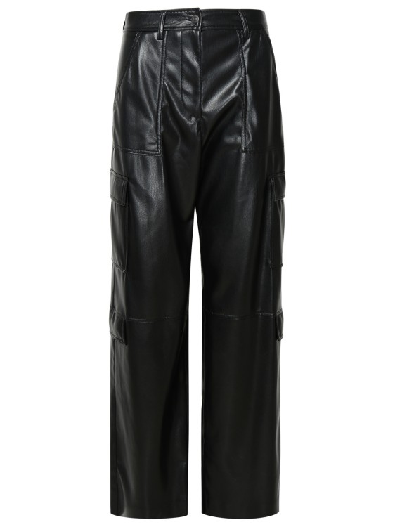 Msgm Cargo Trousers In Black
