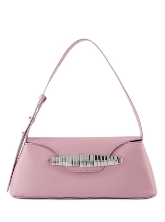 Shop Elleme Eva Hobo Bag  - Purple - Leather In Pink