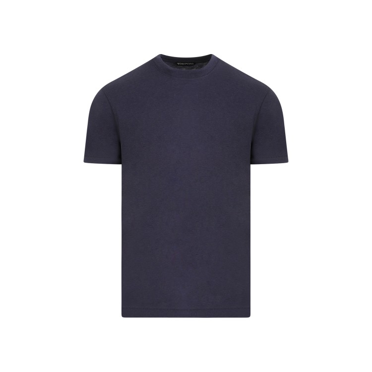 Tom Ford Viscose Cotton T-shirt In Black