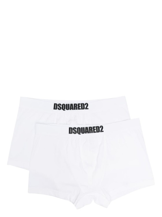 Shop Dsquared2 Two-pack Boxers In White