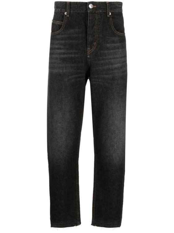 MARANT BLACK JELDEN DENIM PANTS