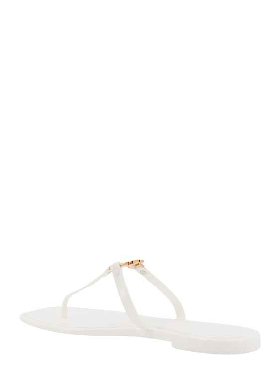 Shop Tory Burch Rubber Sandals In White