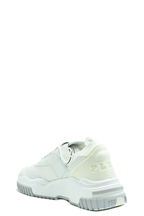 Shop Philipp Plein White Lace-up Sneakers