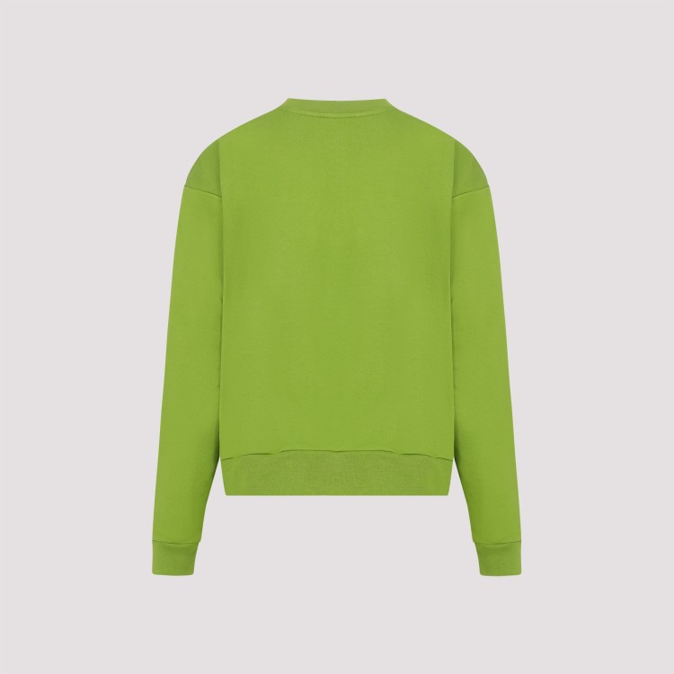 Shop Marni Kiwi Cotton Sweatshirt In Green