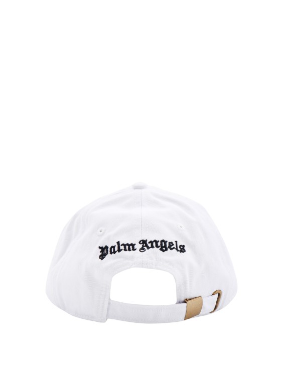 Shop Palm Angels Cotton Hat With Monogram In White