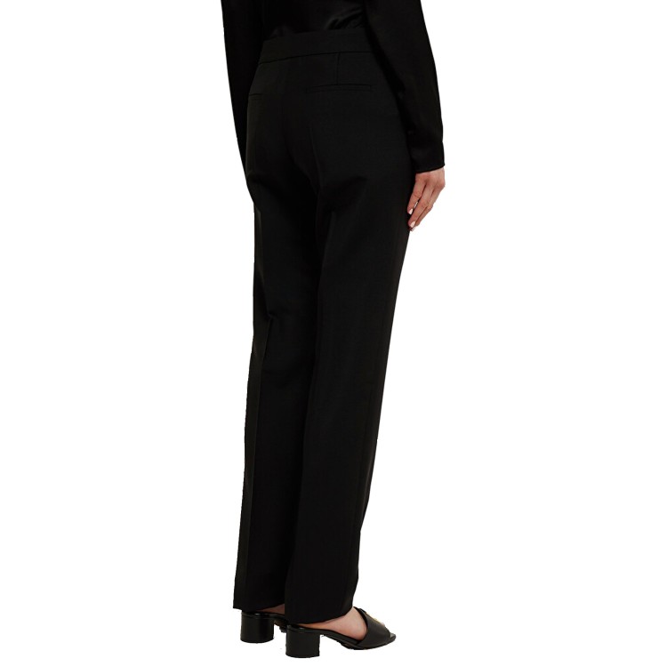 Shop Givenchy Cady Trousers In Black