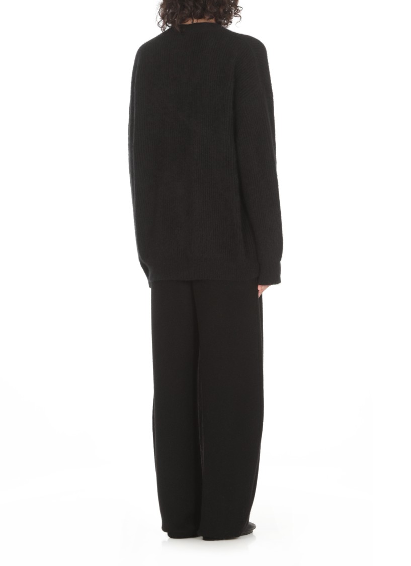 Shop Uma Wang Over Cardigan In Black