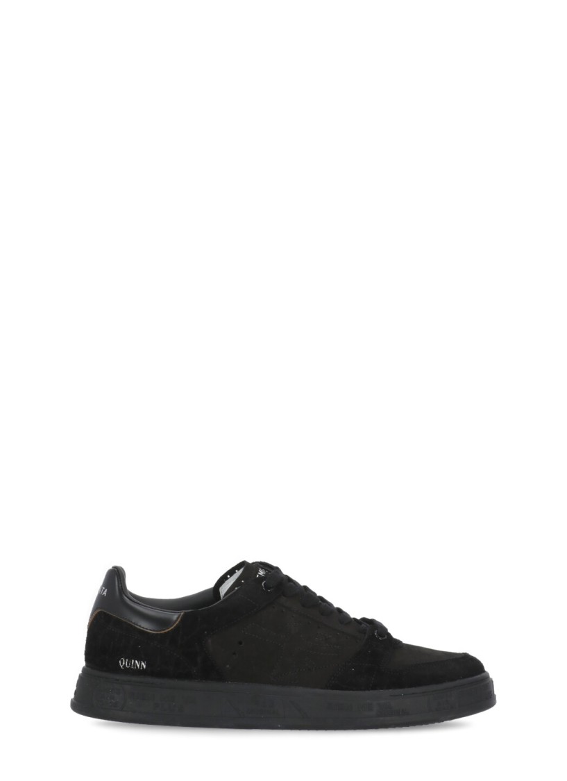 PREMIATA PREMIATA BLACK LEATHER SNEAKERS 