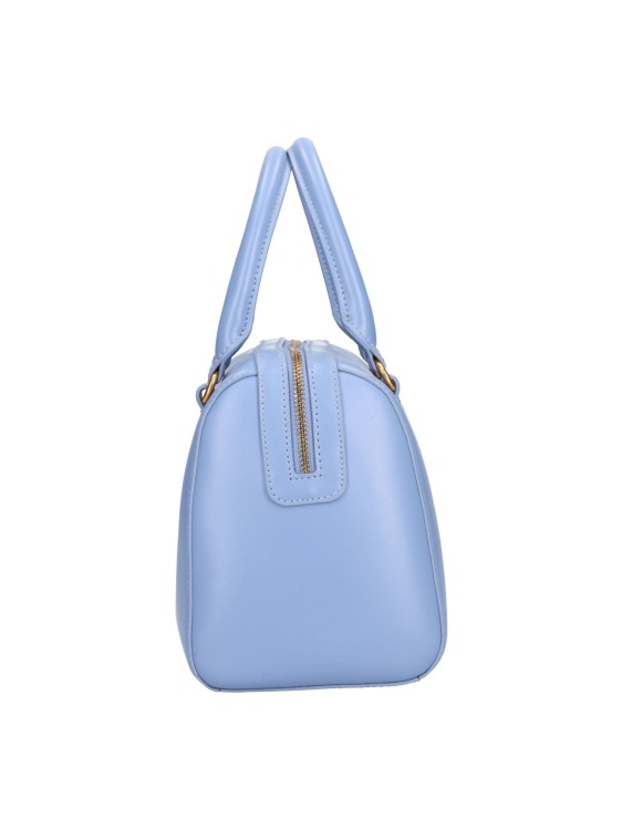 Shop Liu •jo Blue Denim Handbag In Eco-leather