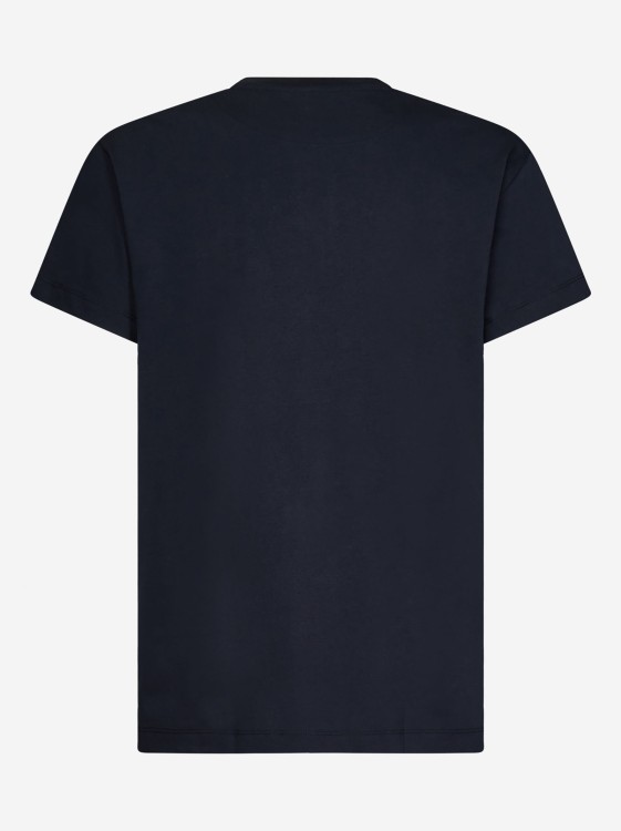 Shop Jil Sander Dark Blue Organic Cotton T-shirt In Black