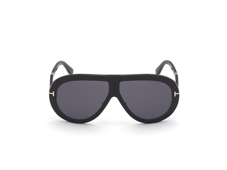 Shop Tom Ford Pilot Model Sunglasses In Black