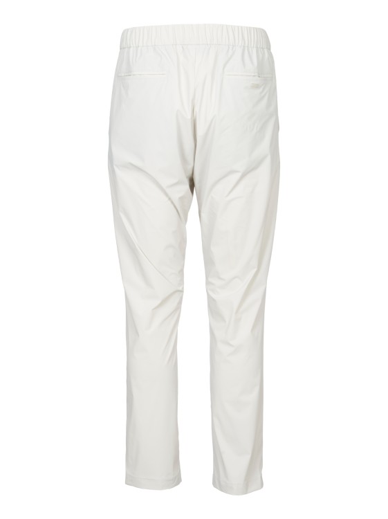 Shop Herno Ice Regular Fit Trousers In White