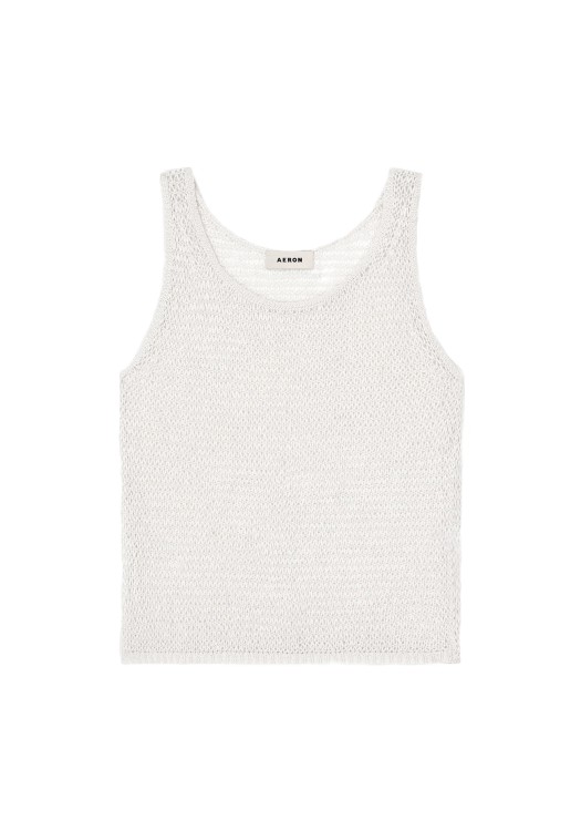 Shop Aeron Dreyfuss - Knitted Tank In White