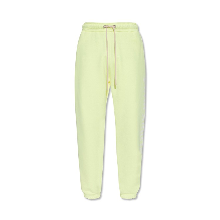 Shop Palm Angels Yellow Cotton Joggers