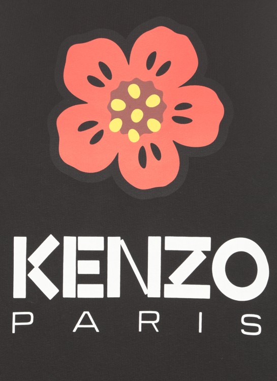 Shop Kenzo Boke Flower Hoodie In Black