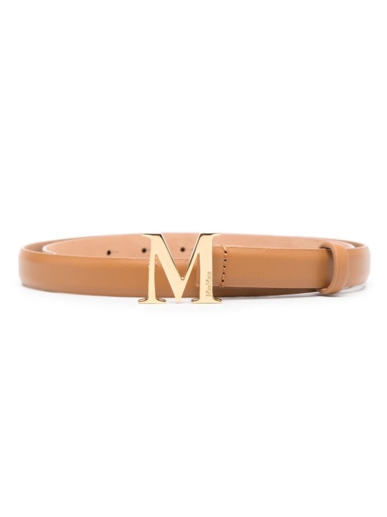 Shop Max Mara Brown Leather Belts