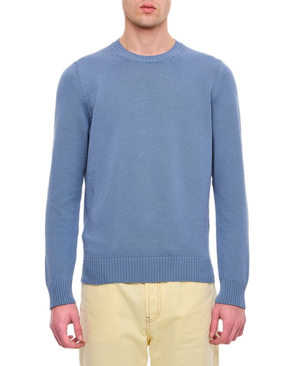 Shop Drumohr Crewneck Sweater In Blue