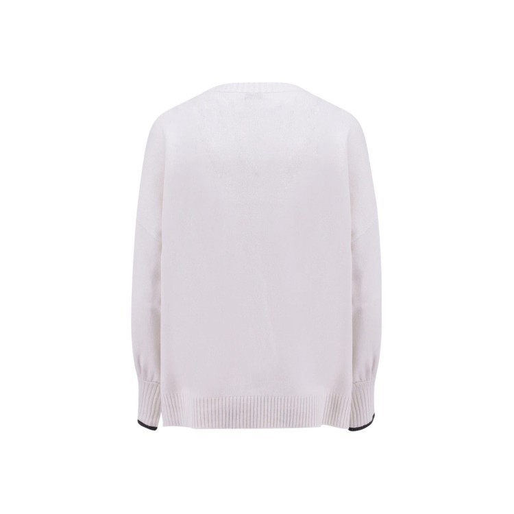 Brunello Cucinelli Cashmere Sweater Women In White