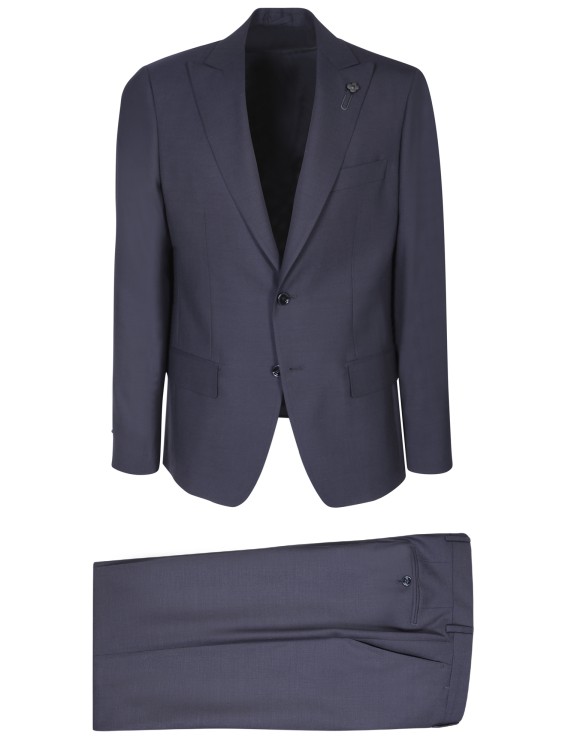 Lardini Wool Suit In Grey