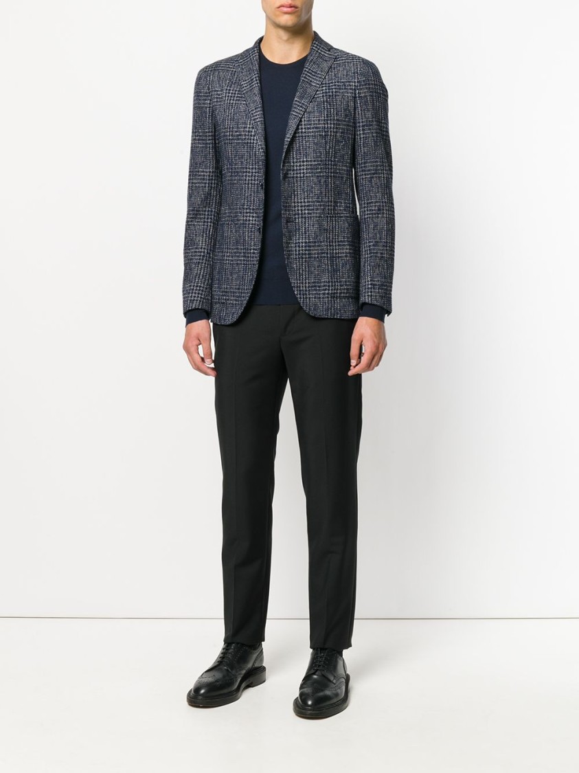 John Smedley Blue Merino Jumper In Black