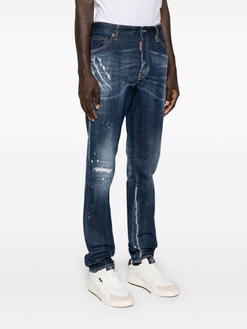 Dsquared2 Cool Guy Tapered Jeans In Blue