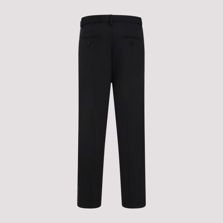 Shop Sacai Black Suiting Pants