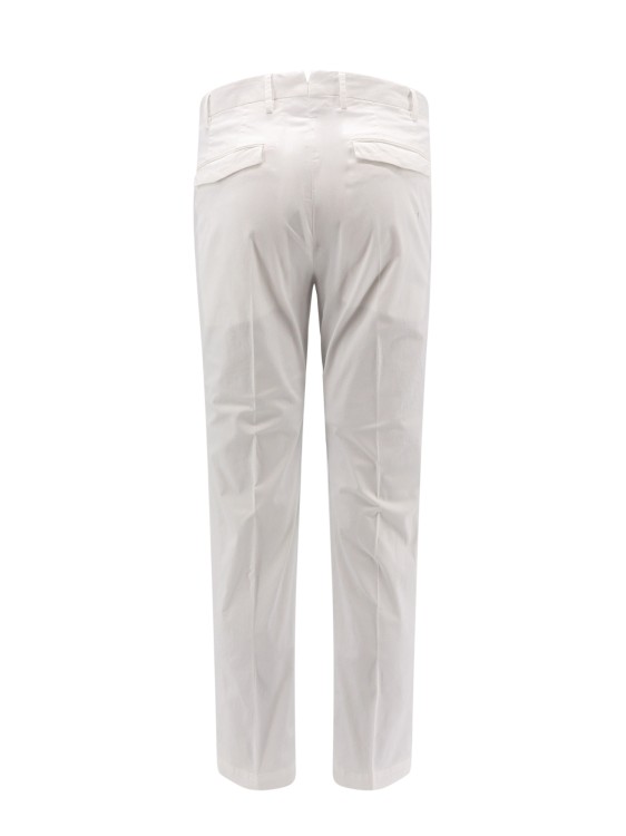 Shop Pt Torino Stretch Cotton Trouser In Grey