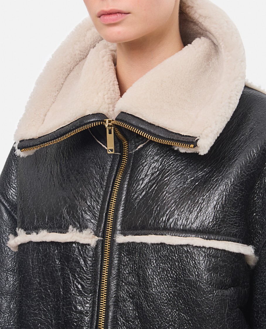 Halfboy Aviator Cami Jacket In Black