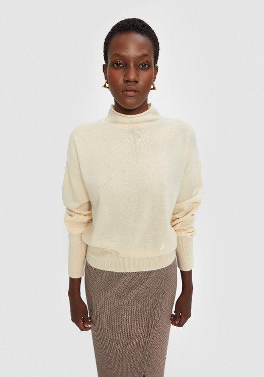 Shop Aeron Hendrom - Cashmere Blend Sweater In Neutrals