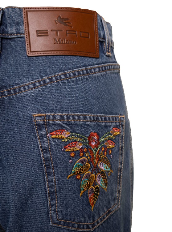 Shop Etro Flared Jeans In Black