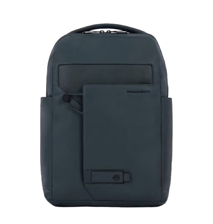 Piquadro Fast Check Laptop And Ipadpro 12.9" Backpack In Blue
