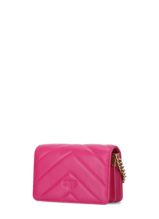 Shop Pinko Love Click Mini Bag In Pink