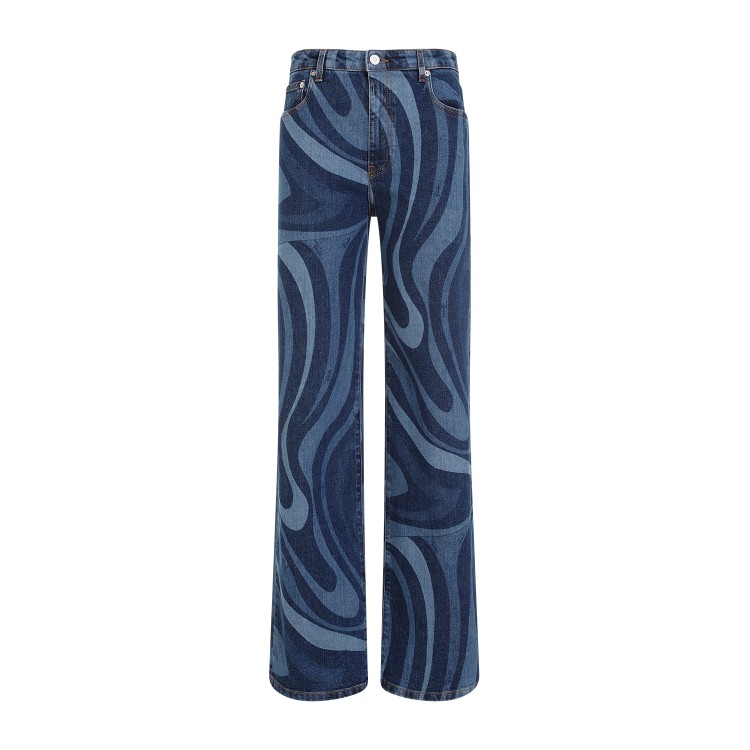 Pucci Mid Blue Cotton Jeans