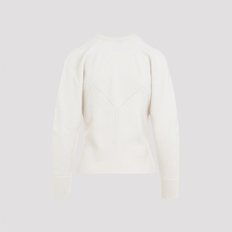 Alexander Mcqueen Corset Sweater In White