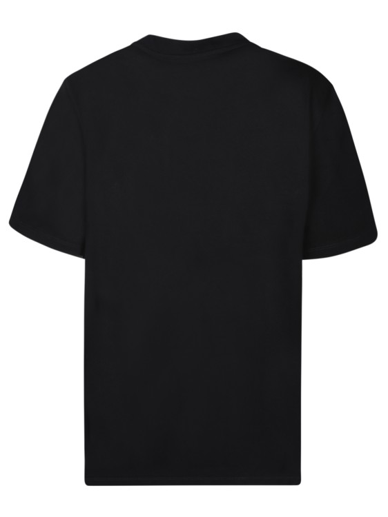 Stella Mccartney T-shirt With Logo Print And Crew Neckline In Black