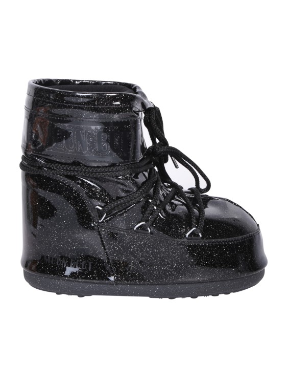 Moonboot Icon Low Glitter Boots Black
