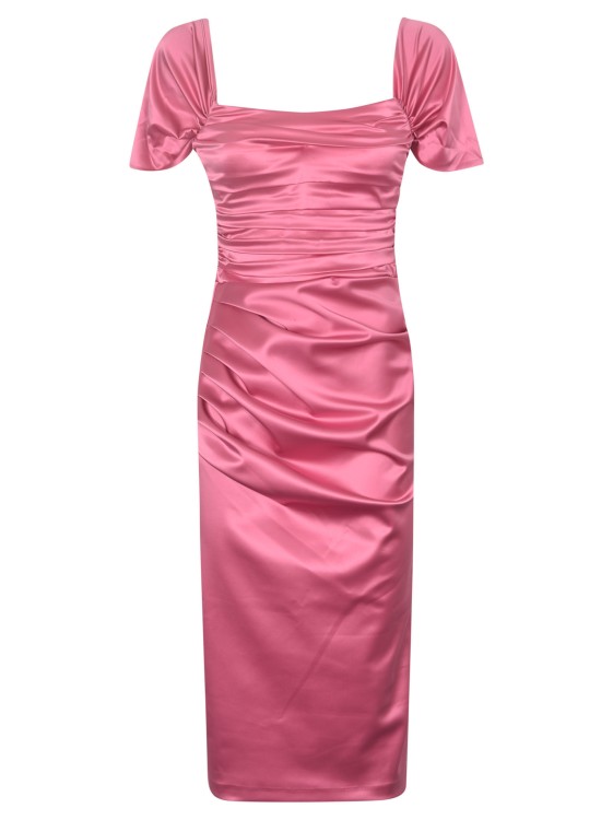 Chiara Boni La Petite Robe Draped Dress In Pink