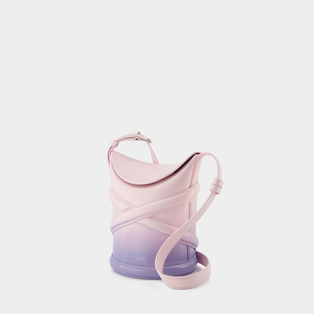 Alexander Mcqueen The Curve Hobo Bag In Pink