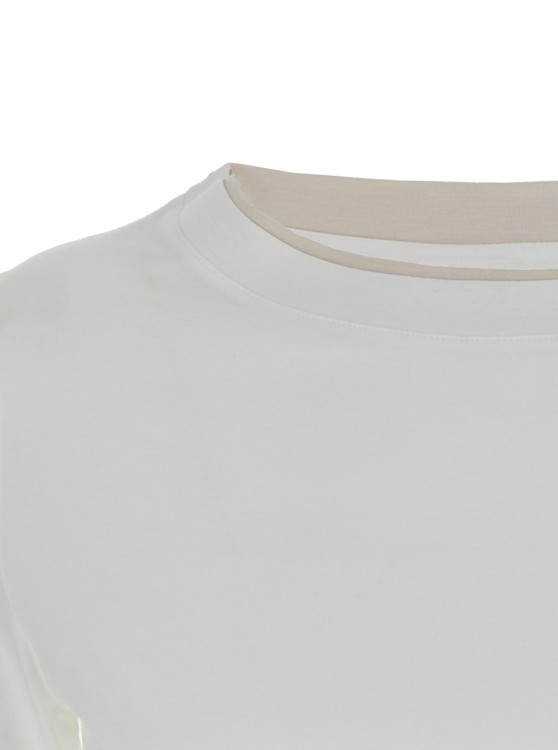 Shop Eleventy Short Sleeves Tee In White