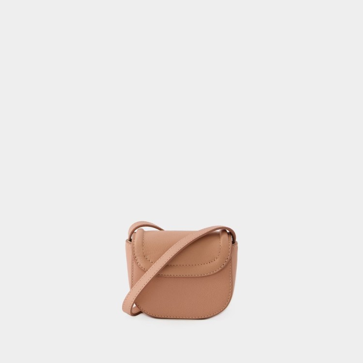 Shop See By Chloé Mara Crossbody - Leather - Coffee Pink In Brown