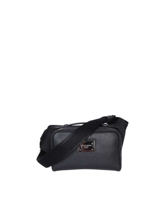 Shop Dolce & Gabbana Leather Fanny Pack In Black