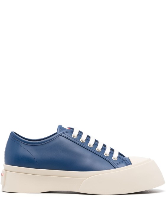 Shop Marni Sneakers Pablo Navy In Blue