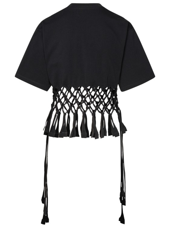 Shop Isabel Marant Texana' Black Cotton T-shirt