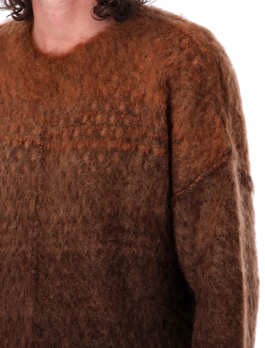 Cmmn Swdn Gradient-effect Sweater In Brown