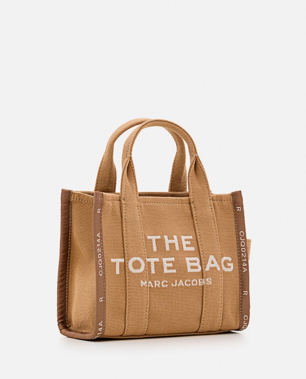 Shop Marc Jacobs The Small Jacquard Tote Bag In Brown